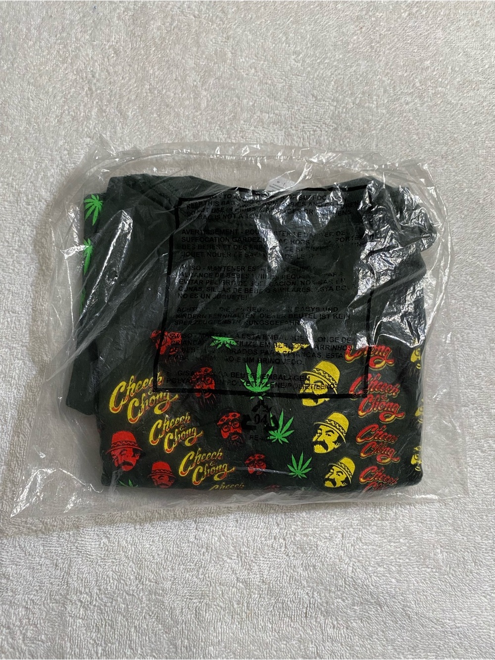 CHEECH & CHONG SPIRAL FOREST GREEN T-SHIRT